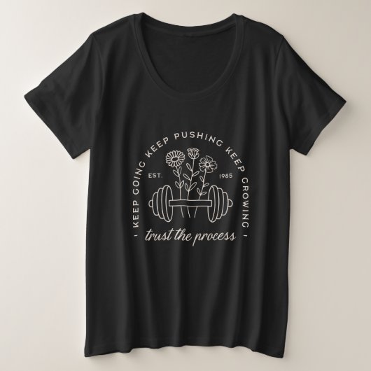 Gym faire confiance au processus continuer à deven (Design devant)