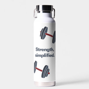 Gym Fitness Dumbbell Kracht, Vereenvoudigd Waterfles