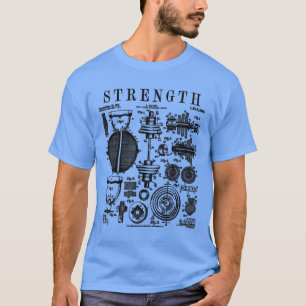 Gym Fitness Workout Dumbbell Kettlebell Pa T-shirt