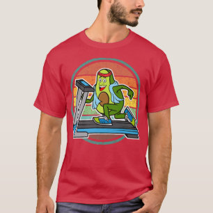 Gym Funny Avocado, Avocardio, grappige training vo T-shirt