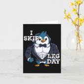 Gym Gewichtstraining Ik Skip Leg Dag 4 Kaart (Gele Bloem)