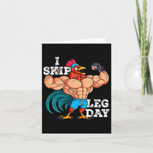 Gym Gewichtstraining Ik Skip Leg Dag 5 Kaart