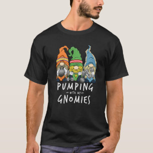 Gym Gnomes pompen met mijn gnomen Workout Fitness T-shirt