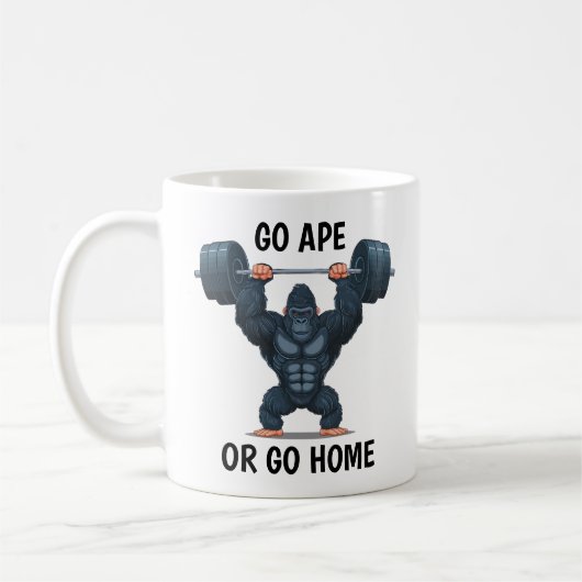 Gym Gorilla Koffiemok (Links)