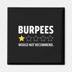 Gym Grappige Fitness Burpees Bodybuilding Gewichth Magneet