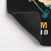 Gym Grind Mind Refined Bodybuilding Retro Gym Rat  Muismat (Hoek)