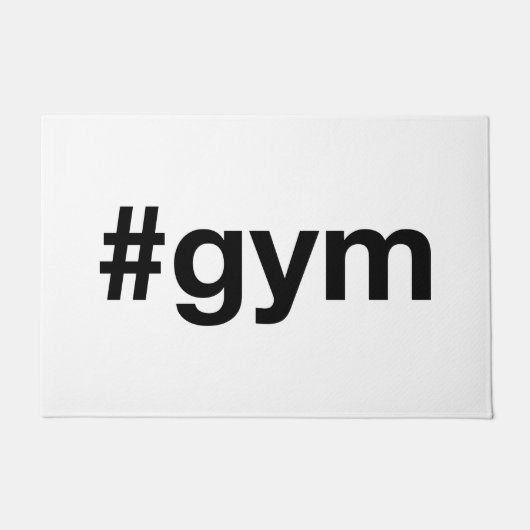 GYM Hashtag Deurmat (Voorkant)