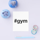 GYM Hashtag Flyer (Enkel)