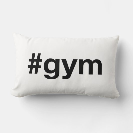GYM Hashtag Kussen (Voorkant)