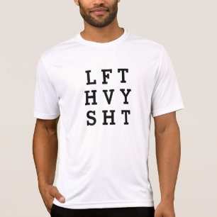 Gym Hef Zwaar Spul Workout Gewichtheffen Deadlift T-shirt