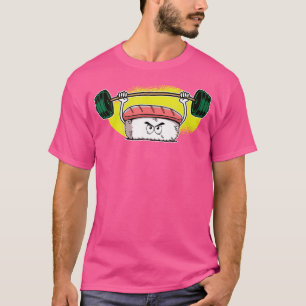 Gym I Fitness in Japans eten in gewichtheffen Sus T-shirt