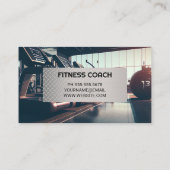 Gym Interieur | druiloor | loopbanden Visitekaartje (Achterkant)