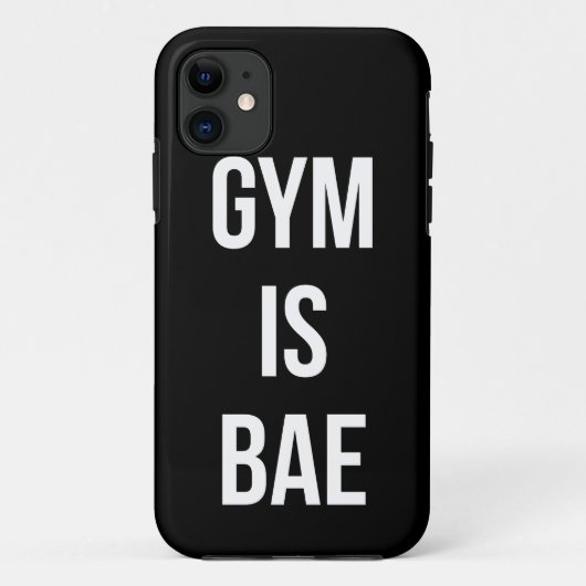Gym is Bae - Funny Workout Inspirerend Case-Mate iPhone Case (Achterkant)