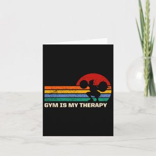 Gym is mijn Gezegden fitness van Therapy Workout Q Kaart