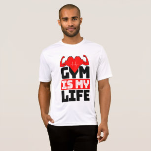 Gym is mijn leven t-shirt