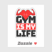 Gym is mijn Sticker (Vel)