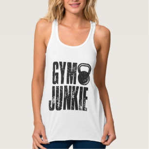 Gym Junkie - Grappig topje Tanktop