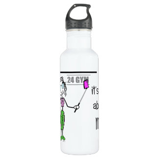 Gym Junkie Selfie Alles over mij Waterfles