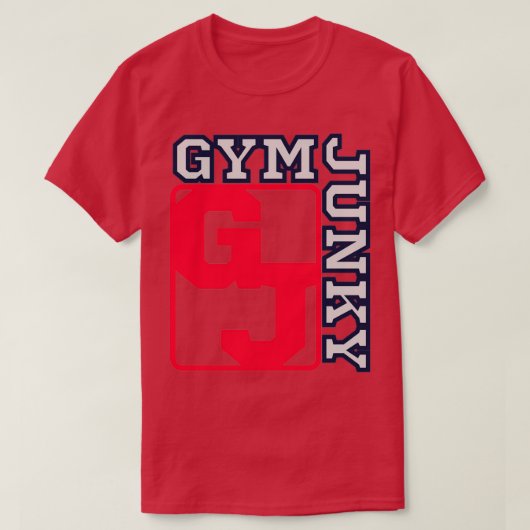 GYM JUNKY 20 T-SHIRT (Design voorkant)