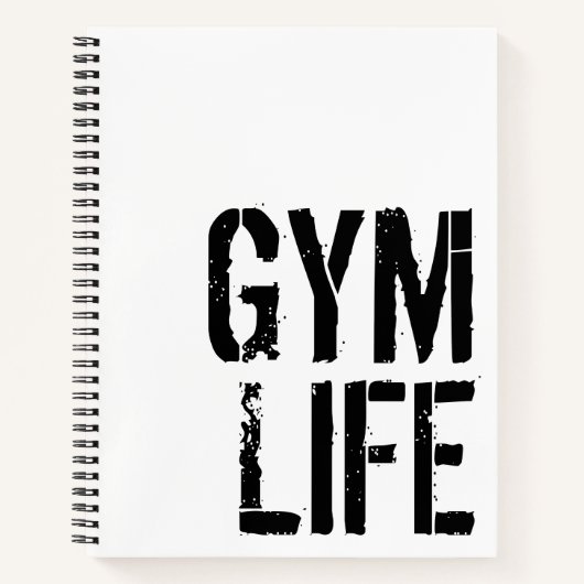 Gym life - notitieboek (Voorkant)