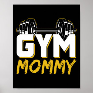 Gym Mama Fitness Training Workout Gewichtheffen M Poster