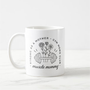 Gym mama spier mama moeder grappig koffiemok