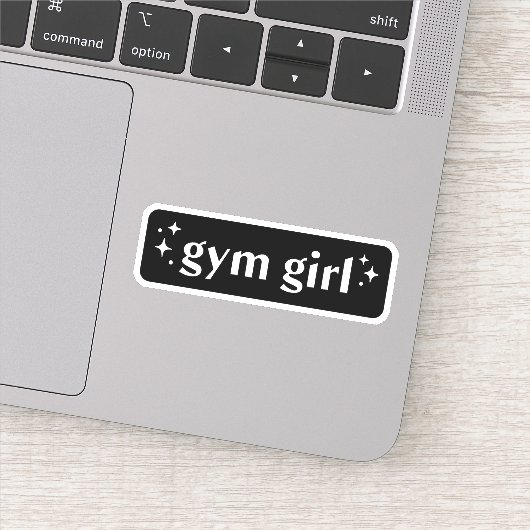 Gym meisje esthetisch sticker (Detail)
