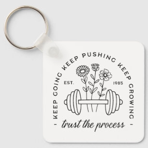 Gym meisje esthetische gezonde levensstijl quotes sleutelhanger