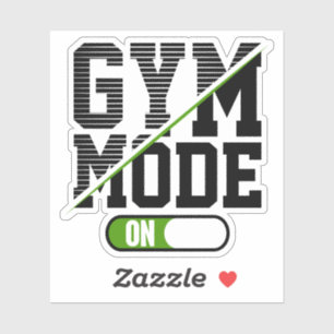 Gym Mode Op Training Gym Workout Sticker