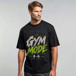 Gym Mode Savage Alpha T-shirt – Discipline Bouwt