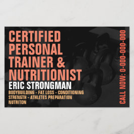 Gym moderne stijl flyer