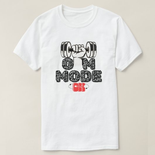 GYM-MODUS AAN T-SHIRT (Design voorkant)
