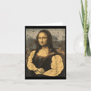 Gym Mona Lisa Spierplezier Workout Fitness Bodybui Kaart