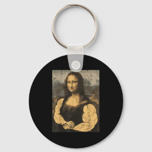 Gym Mona Lisa Spierplezier Workout Fitness Bodybui Sleutelhanger