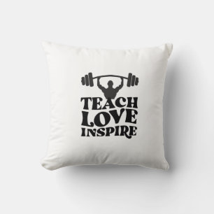 GYM motivatie ontwerp Kussen