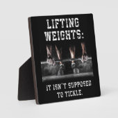 Gym Motivatie Plaque Fotoplaat (Voorkant)