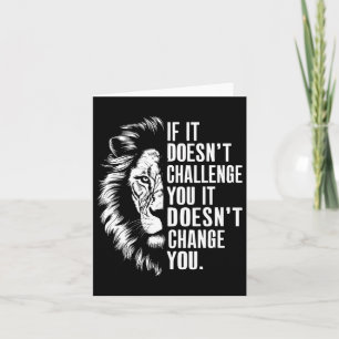 Gym Motivatie quotes als het je niet uitdaagt Kaart