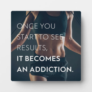 Gym Motivatie Voor Vrouwen - Resultaten - Workout Fotoplaat