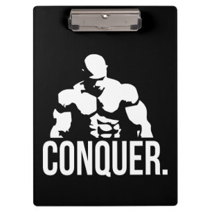 Gym Motivation - CONQUER Klembord