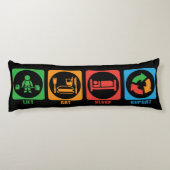 Gym Opheffen Motivatie Lichaamskussen (Achterkant)