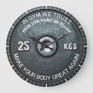 Gym Owner Fitness Workout  gewicht Funding Grote Klok