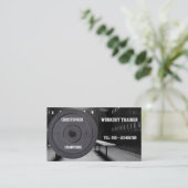 Gym Owner of Coach Funny Visitekaartje (Staand voorkant)