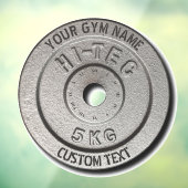 Gym Owner of User Fitness Funny Grey Edition Raamsticker (Vel 3)