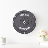 Gym Owner of User Funny White Numbers Clock Grote Klok (Huis)