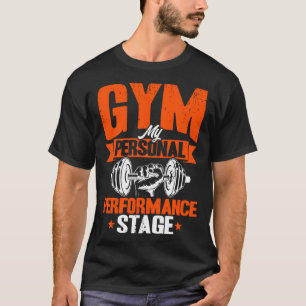Gym Persoonlijke Prestatie Stage Workout Vintage W T-shirt