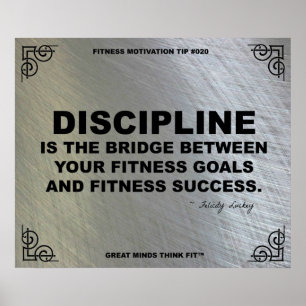 Gym Poster voor fitness Motivation #020