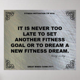 Gym Poster voor fitness Motivation #039