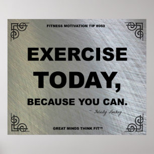Gym Poster voor fitness Motivation #050