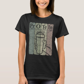 Gym Proteïne Periodieke Tabel Elementen Workout Pr T-shirt