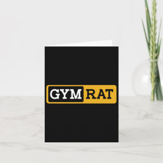 Gym Rat Bodybuilding Workout Bodybuilder Kaart